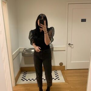 Zara Elegant Black Blouse